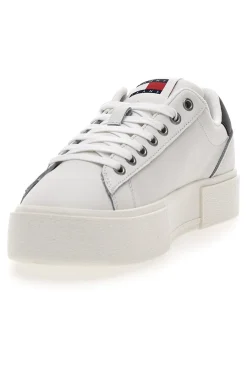 TOMMY HILFIGER Sneakers Bianche Con Flatform TOMMY JEANS FOXING FLATFORM