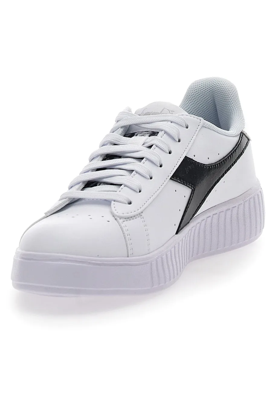 DIADORA Sneakers Bianche con Fregio Nero Step P Teamtime