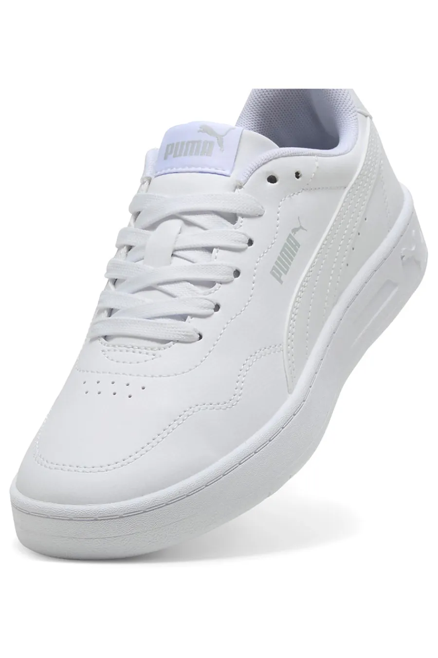Donna PUMA Sneakers Bianche con Lacci Court Classy