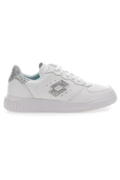 Donna LOTTO Sneakers Bianche con Logo Glitter Venus 1 AMF III GLI