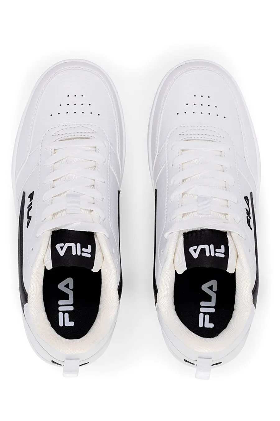 Uomo FILA Sneakers Bianche con Logo Laterale Nero REGA NF TEENS