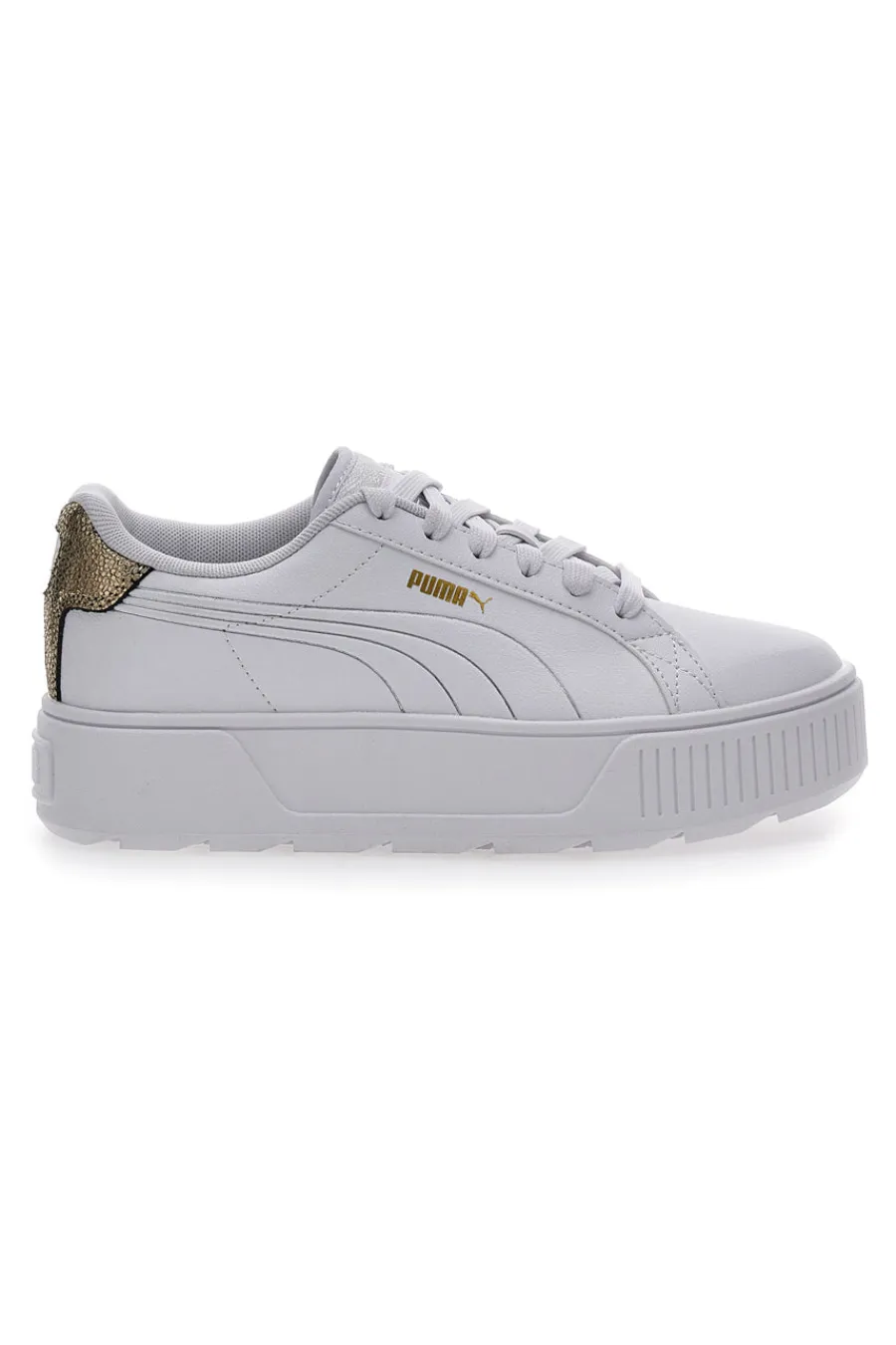 PUMA Sneakers Bianche con Platform Karmen Metallic Shine New