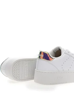 LEVI'S Sneakers bianche con platform AVENUE BOLD