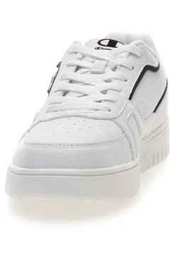 Uomo CHAMPION Sneakers bianche con profili neri Clay Evolve