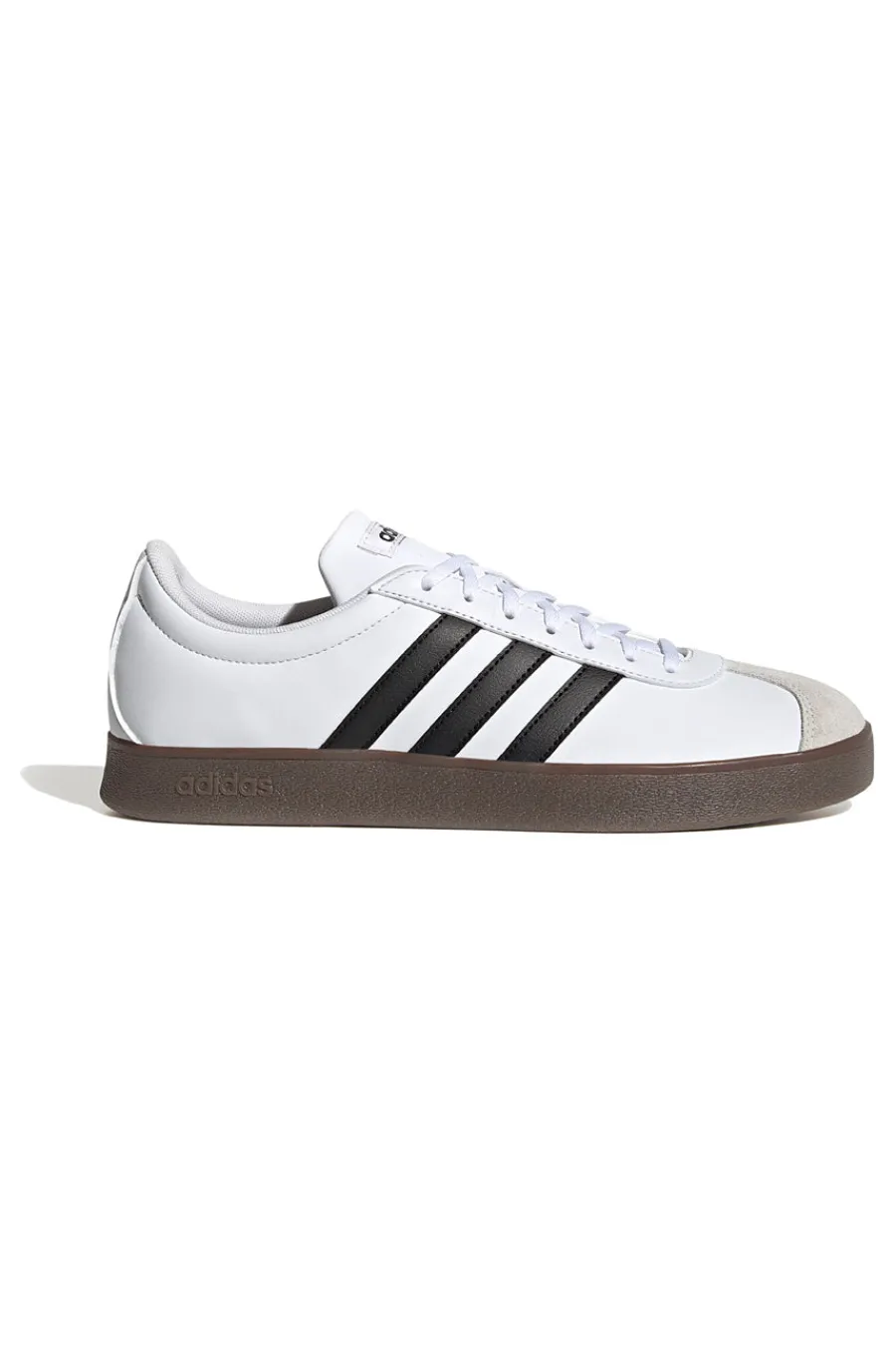 Uomo ADIDAS Sneakers bianche con punta rinforzata e strisce nere VL Court Base