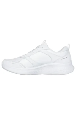 Donna SKECHERS Sneakers Bianche Con Sistema Air-Cooled Memory Foam Lite Pro Sleek Citizen