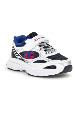 CHAMPION Sneakers bianche con strap e lacci elastici RT25 U PS