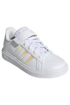 ADIDAS Sneakers Bianche Con Strappo in Velcro Grand Court 2 El
