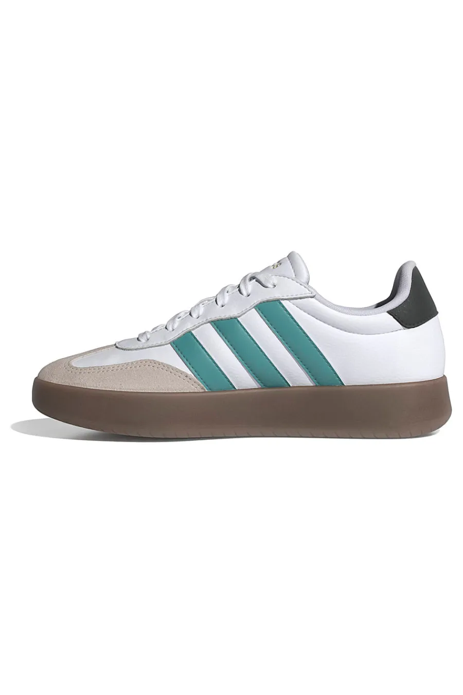 ADIDAS Sneakers bianche con strisce verdi e suola beige Barreda Sale