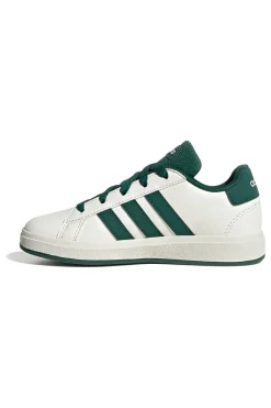 ADIDAS Sneakers bianche con strisce verdi Grand Court 2 K