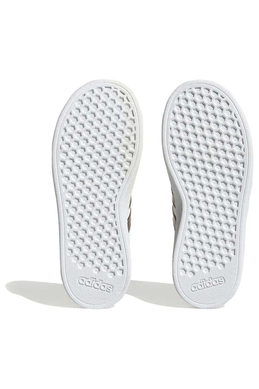 ADIDAS Sneakers bianche con strisce oro Grand Court 2 K