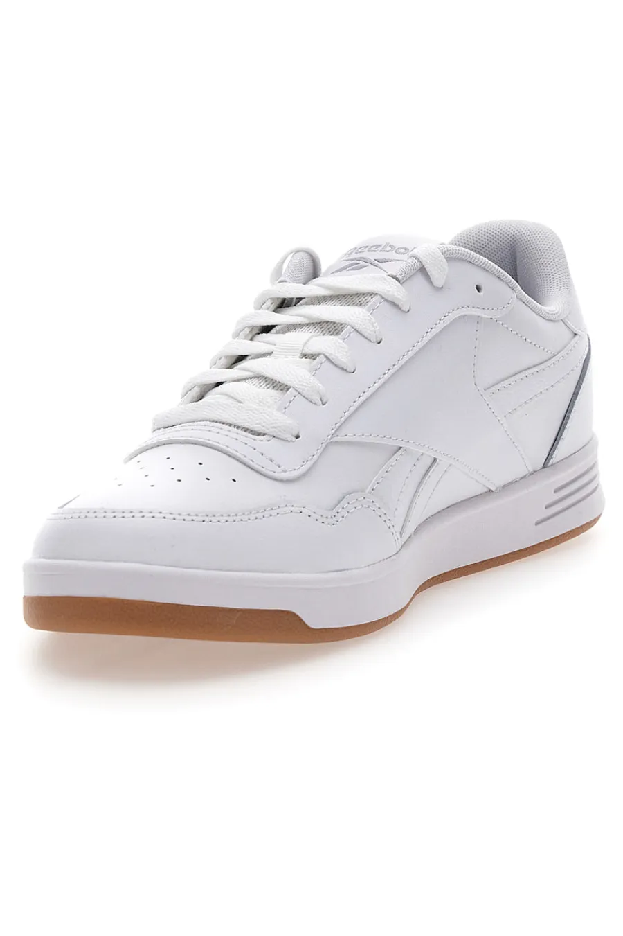 Uomo REEBOK Sneakers Bianche con Tomaia in Pelle Court Advance