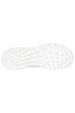 SKECHERS Sneakers bianche con zeppa e dettagli oro Uno Wedge Hi Steps BIANCO Online