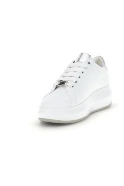 MARIELLA BURANI Sneakers bianche con zip laterale platform Burani 52031C16