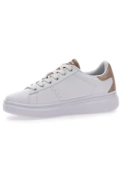 COVERI Sneakers Bianche Berlin Lady BIANCO/ORO Discount