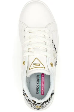 Donna COVERI Sneakers Bianche Star Laminated