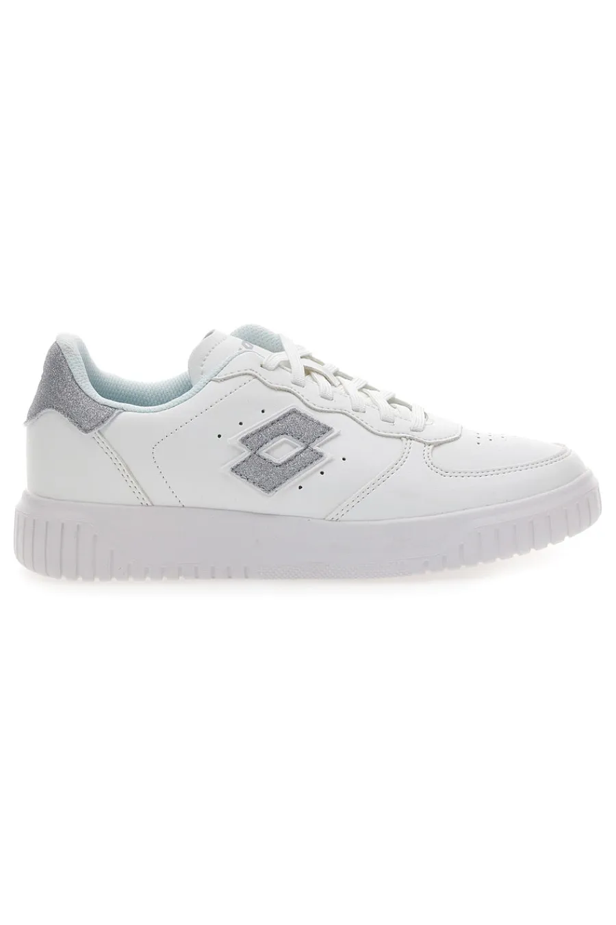 Uomo LOTTO Sneakers Bianche e Argento VENUS 1 AMF II