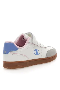 CHAMPION Sneakers Bianche e Azzurre Con Logo Laterale Prestige Mix G Ps