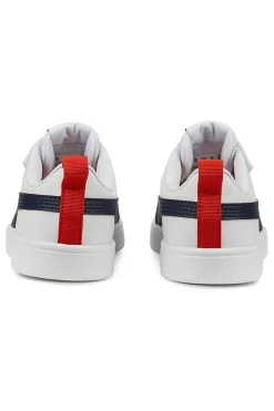 PUMA Sneakers Bianche e Blu Con Strappo Rickie AC+ PS