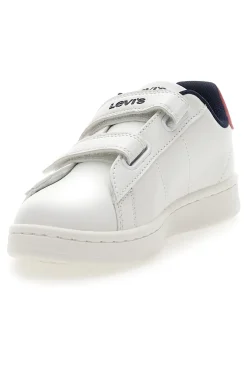LEVI'S Sneakers Bianche e Blu con Velcro 0218