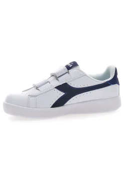 DIADORA Sneakers Bianche e Blu con Velcro GAME P CAMO PS