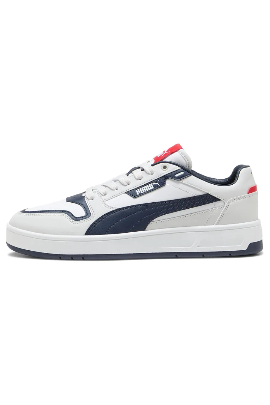 Uomo PUMA Sneakers Bianche e Blu Court Classic Street