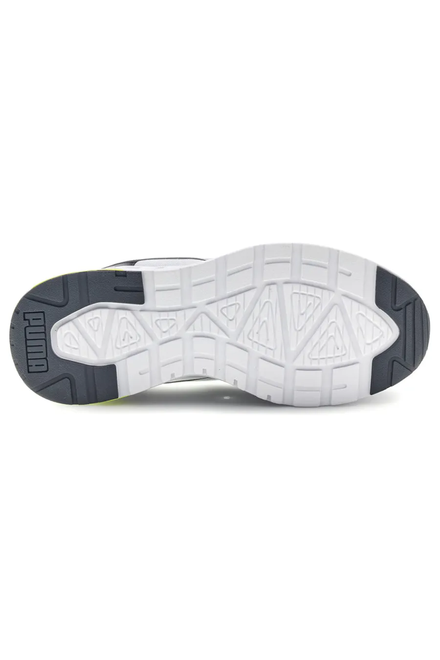 Uomo PUMA Sneakers bianche e grigio chiaro in mesh Trinity 2 LT