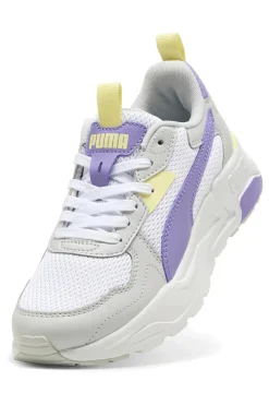 PUMA Sneakers bianche e lilla con inserti gialli in mesh e IMEVA Trinity Lite Jr Outlet