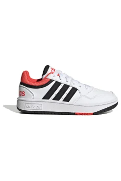 ADIDAS Sneakers bianche e nere basse Hoops 3 K