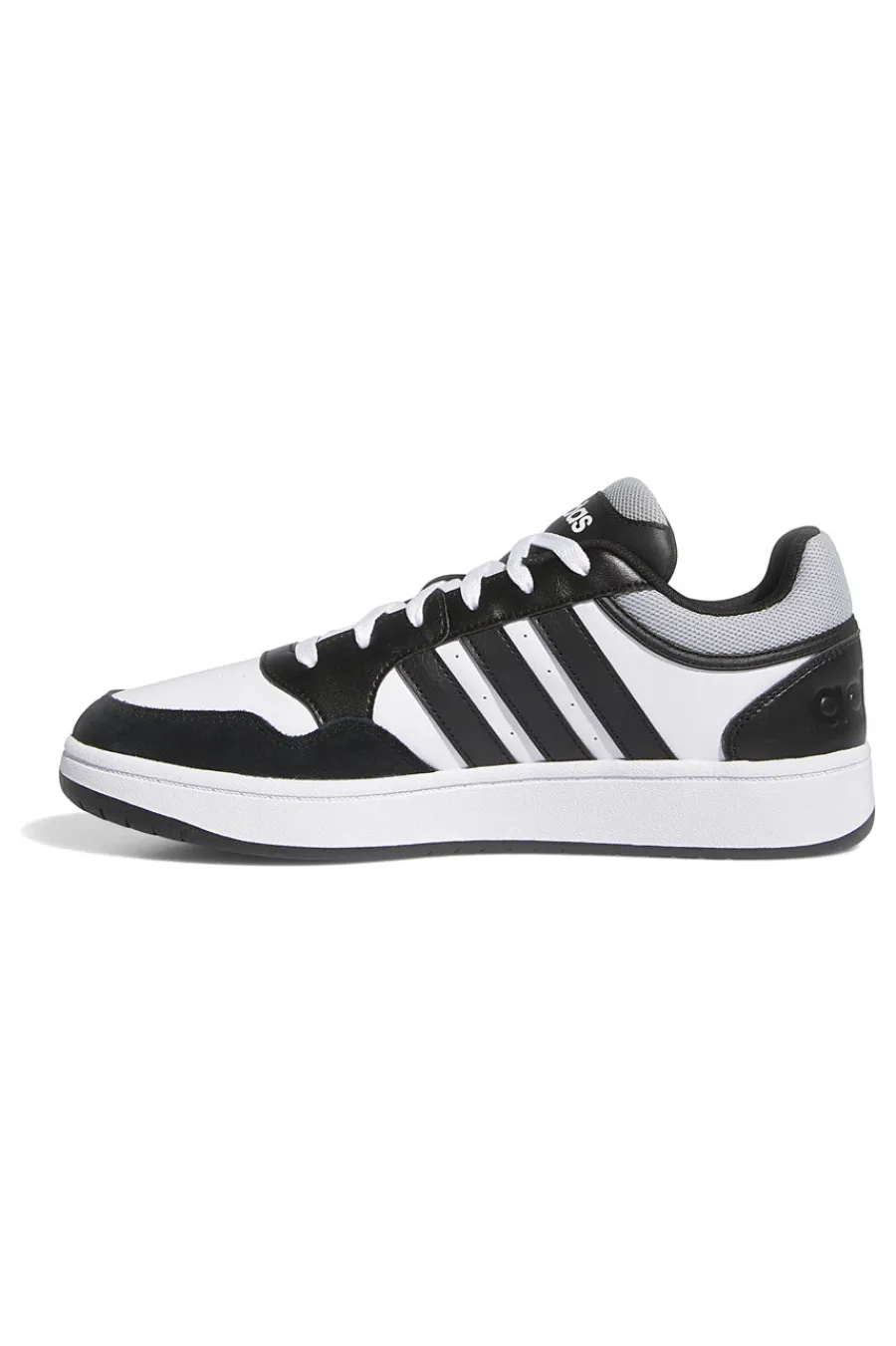 Uomo ADIDAS Sneakers bianche e nere con dettagli a contrasto Hoops 3.0