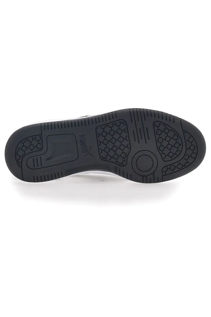 PUMA Sneakers Bianche e Nere Con Stringa Laterale Rebound V6 LO JR