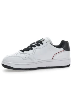 Uomo LEONE Sneakers Bianche e Nere 57