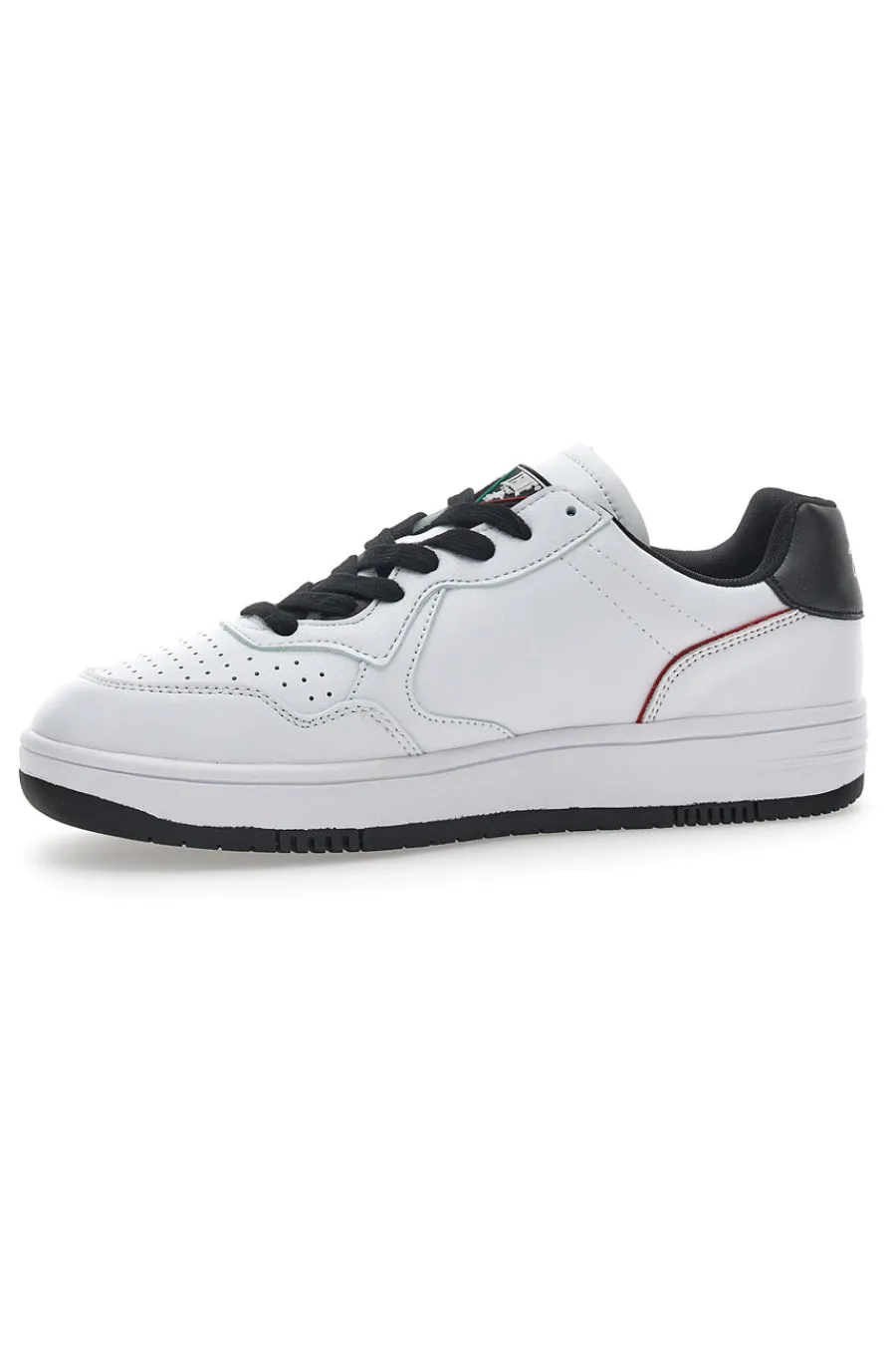 Uomo LEONE Sneakers Bianche e Nere 57