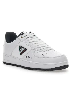 Uomo LEONE Sneakers Bianche e Nere 37