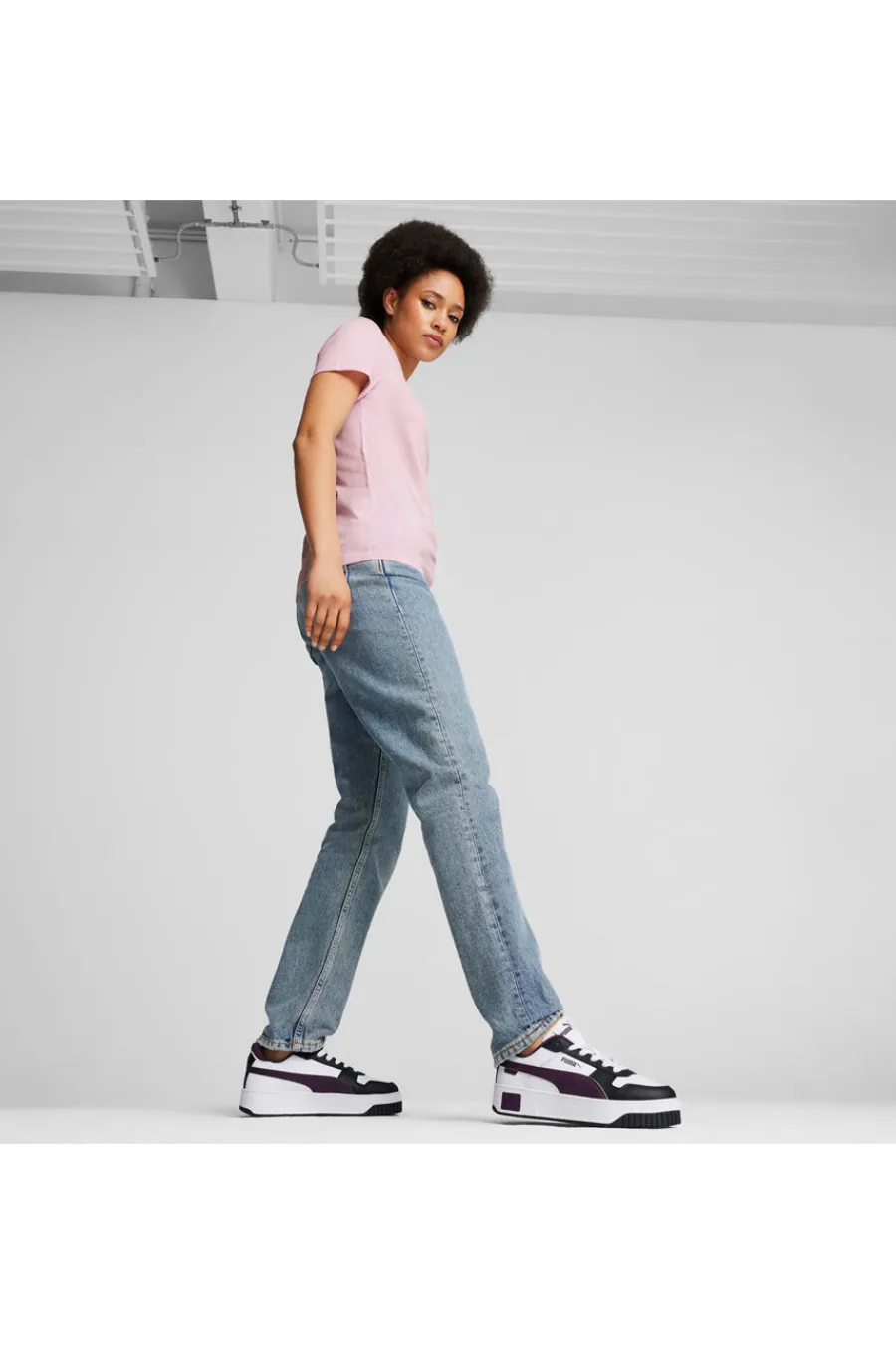 PUMA Sneakers Bianche e Nere Carina Street New