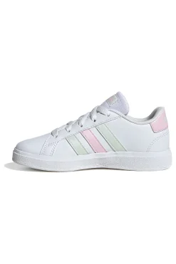 ADIDAS Sneakers bianche e rosa GRAND COURT 2.0 K