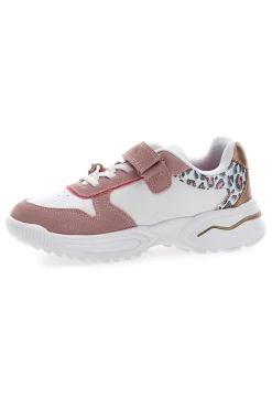 Donna MKIDS Sneakers bianche e rosa con fantasia animalier MG25124