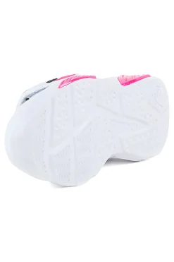 CHAMPION Sneakers Bianche e Rosa Con Luci Wave Pu G Ps