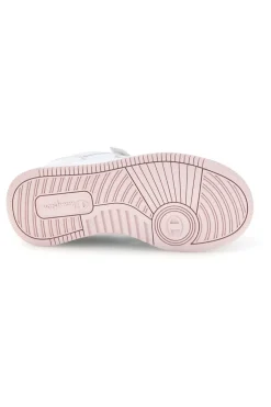 CHAMPION Sneakers bianche e rosa con strappo RD18 2.0 LOW G PS