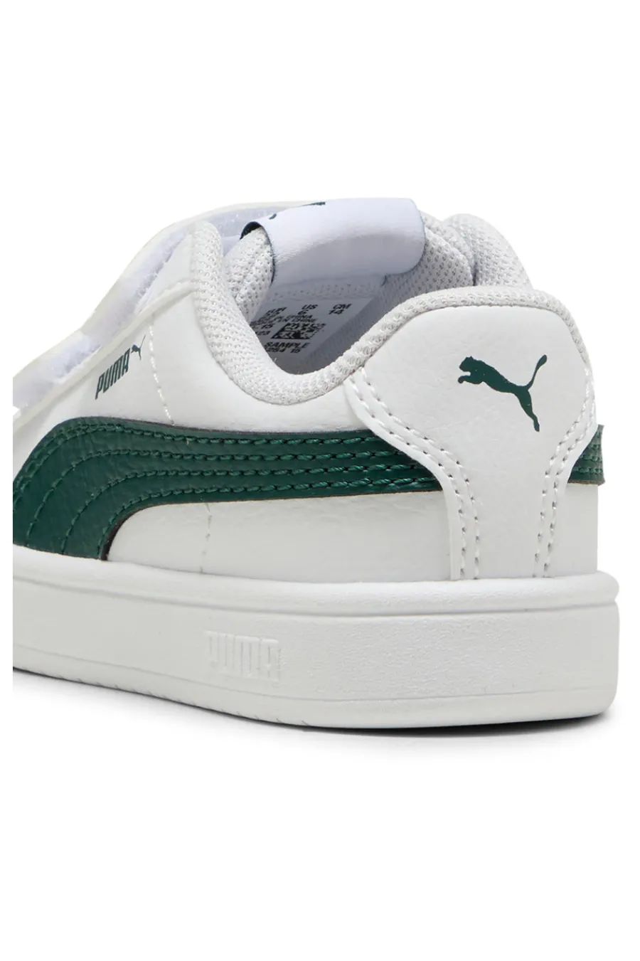 PUMA Sneakers Bianche e Verdi Rickie Classic V Inf
