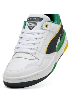 Uomo PUMA Sneakers Bianche e Verdi Rebound Retro