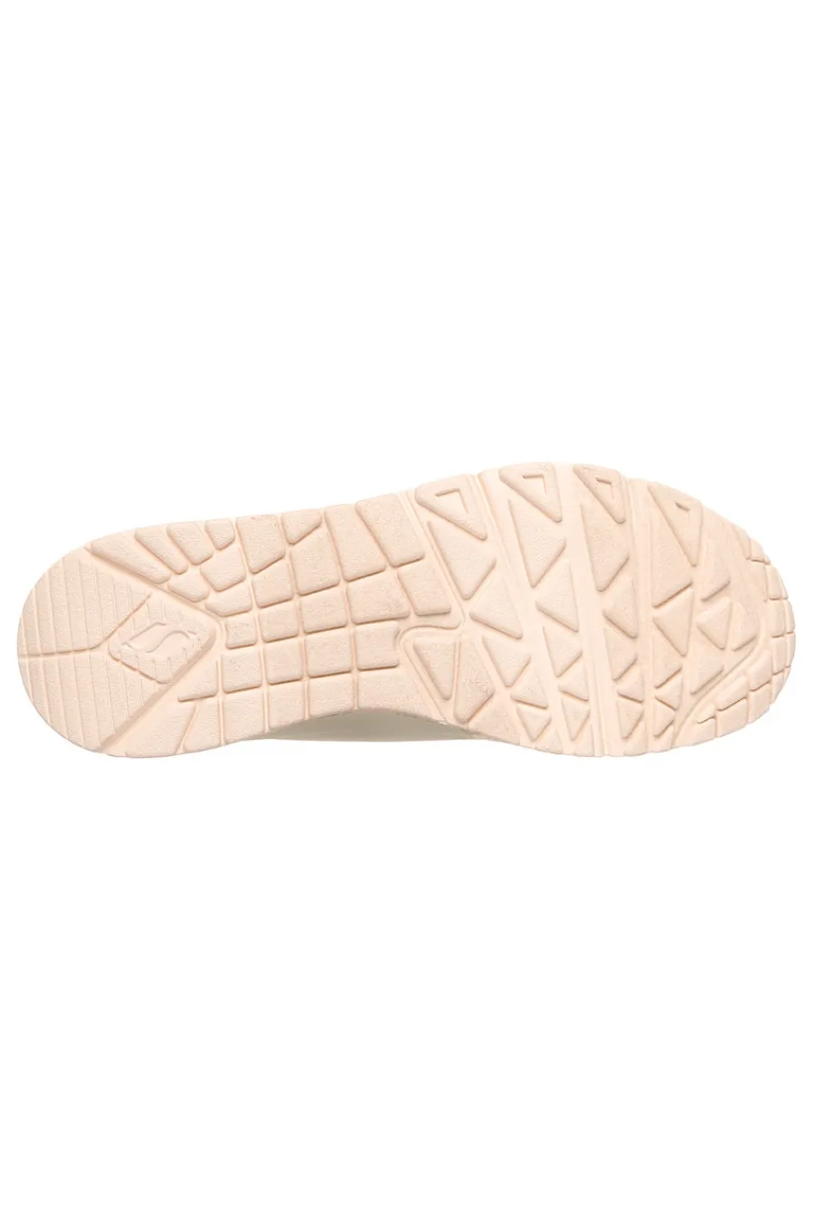 SKECHERS Sneakers bianche fantasia floreale con suola ad aria e lacci fissi Uno Safari Time Discount