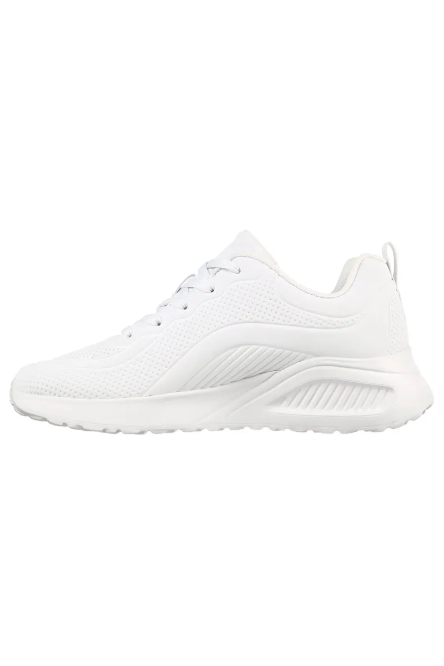 SKECHERS Sneakers bianche in duraleather con soletta memory foam BOBS Buno How Sweet BIANCO Online