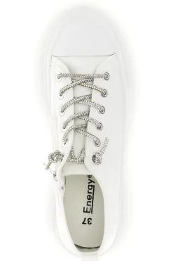 ENERGY Sneakers bianche in materiale sintetico con lacci decorativi CONV3 Hot
