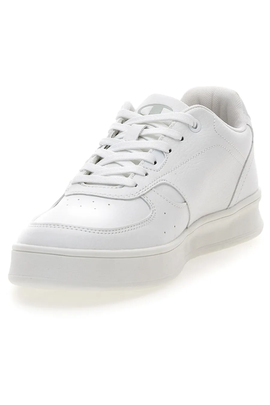Uomo CHAMPION Sneakers bianche in materie sintetiche stile basket Newman