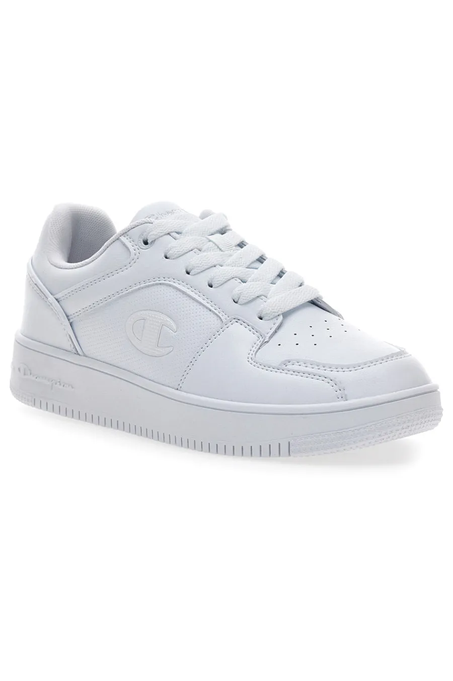 Uomo CHAMPION Sneakers bianche in materie sintetiche stile basket RD18 2 Low