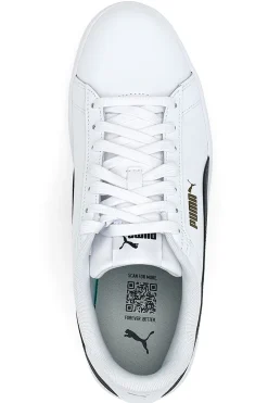 Uomo PUMA Sneakers bianche in pelle con logo nero Smash 3.0 L