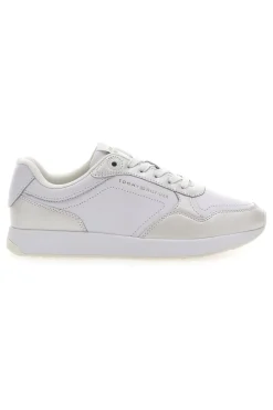 TOMMY HILFIGER Sneakers bianche in pelle stile casual Tommy jeans Th Chic Hot