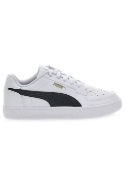 Uomo PUMA Sneakers bianche in simil pelle stile basket Caven 2