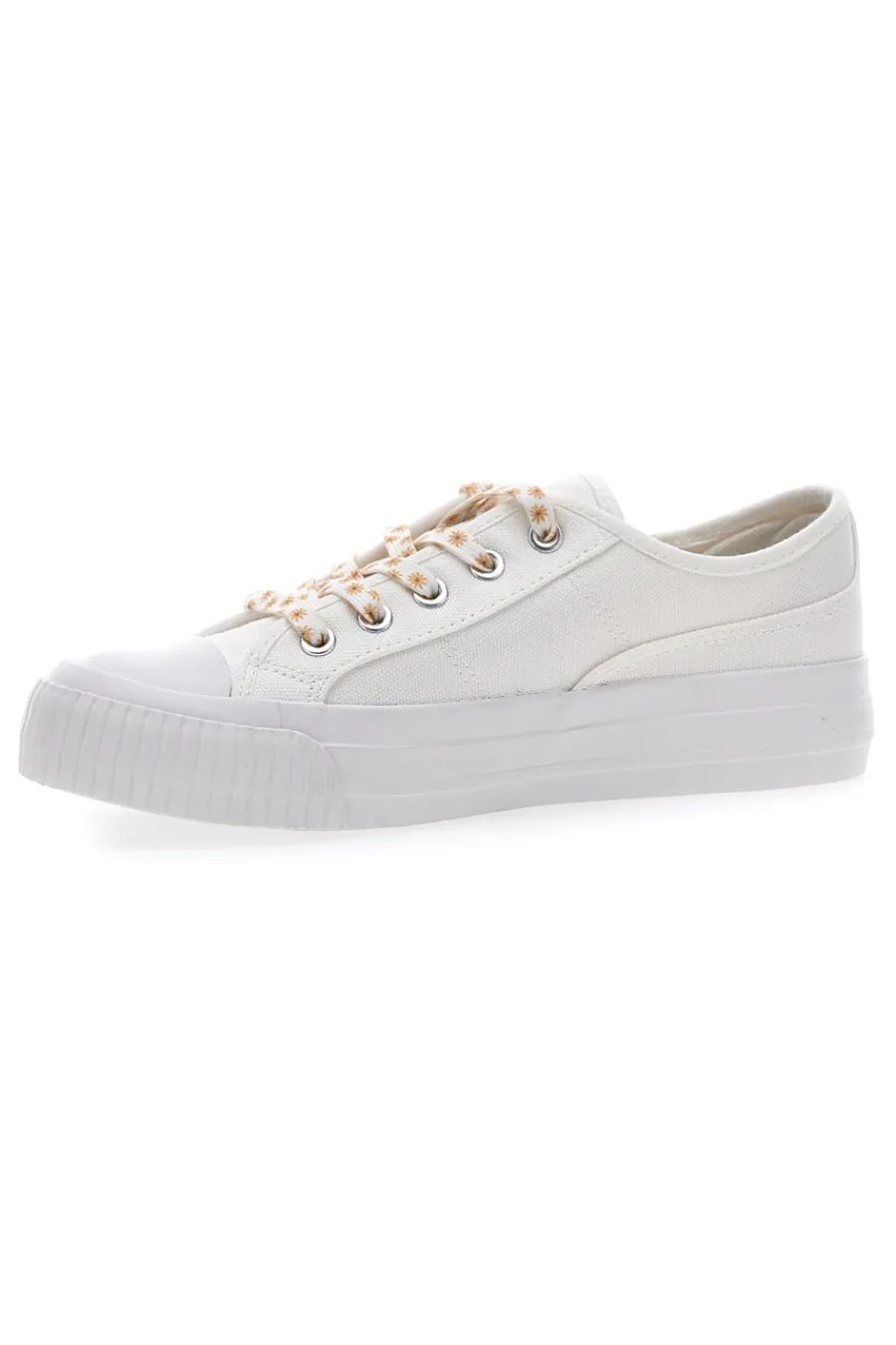 ME u0026 ME Sneakers Bianche in Tela con Lacci Colorati Me & Me 1878 BIANCO